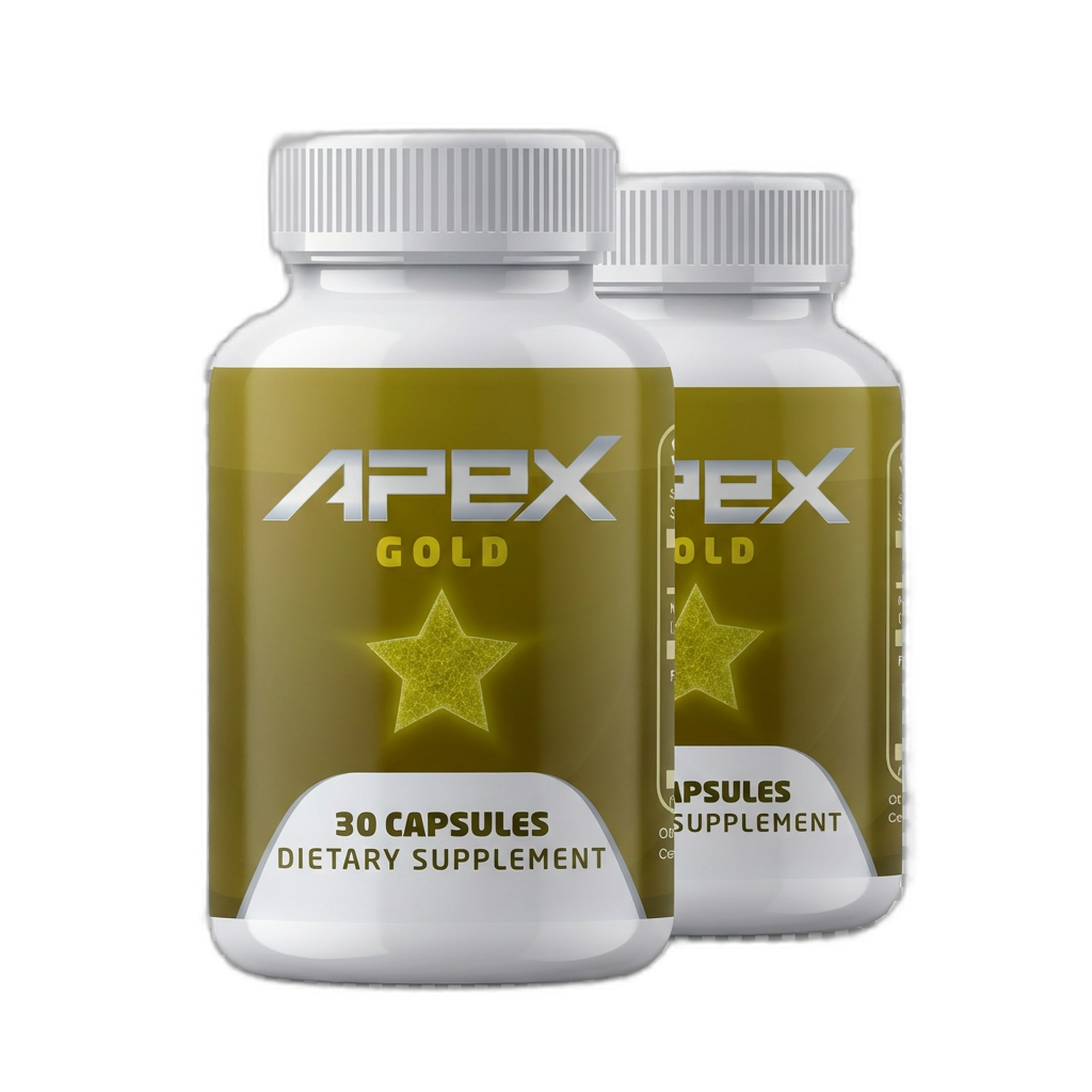 Two bottles of Apex Gold